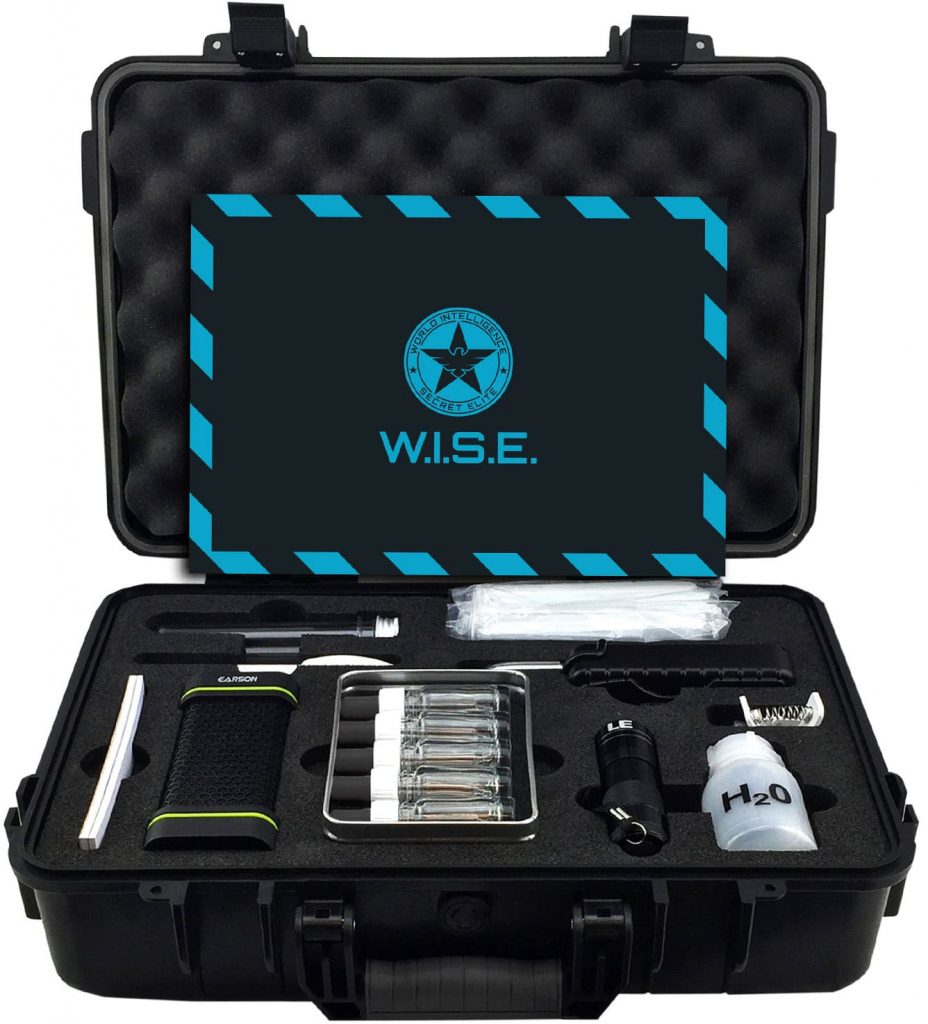 Koffer mit Agentenausrüstung